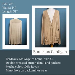 Bordeaux Mocha Cardigan